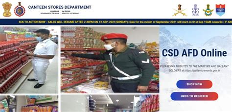 csd canteen portal